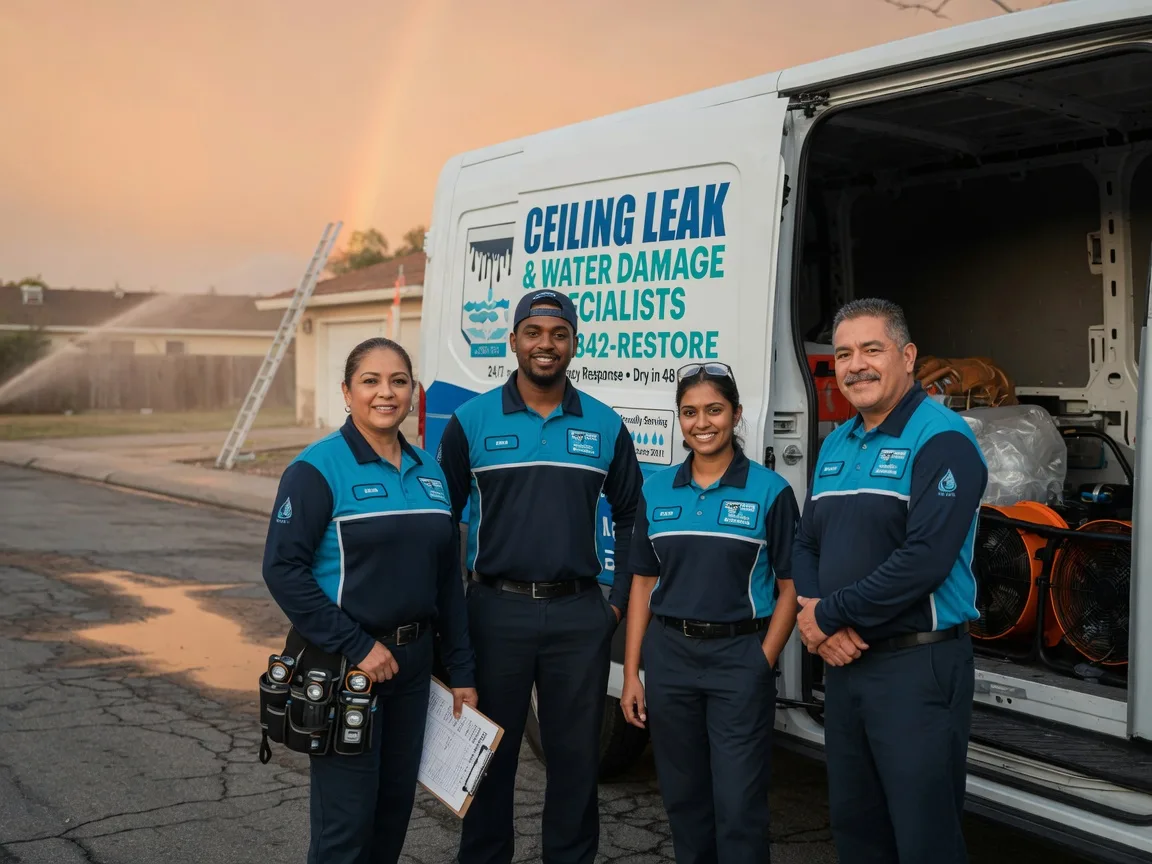 Ceiling Leak Cleanup company in North Prairie, WI